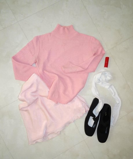 Courrèges - High neck Rib Knit Tops