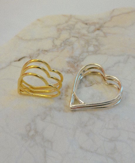 EVLIN - 3 Heart tun Ring