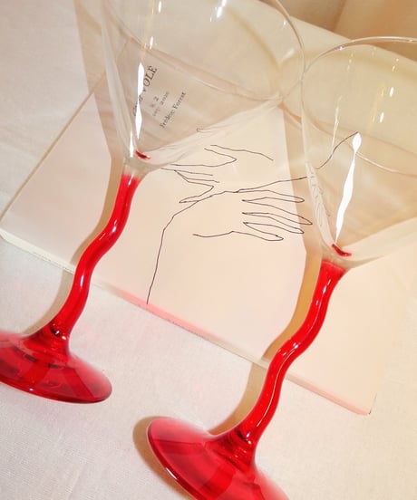 Red Stem Martini Glass / Last 1点