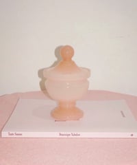 Powder Pink Opaline Glass Case