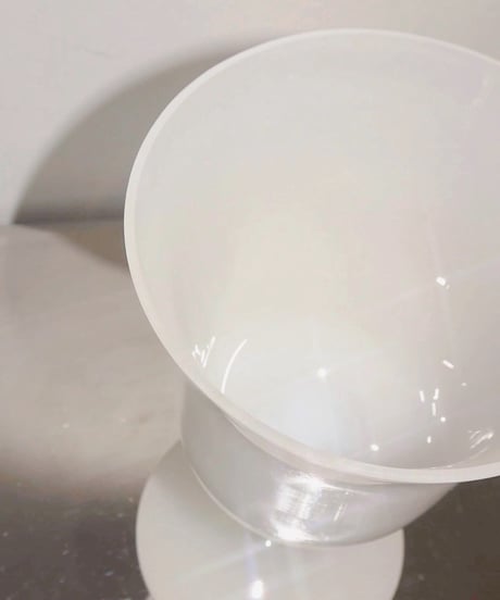 White Opaline Cup