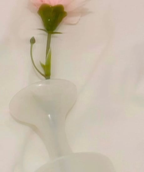 Pale White Opaline Vase