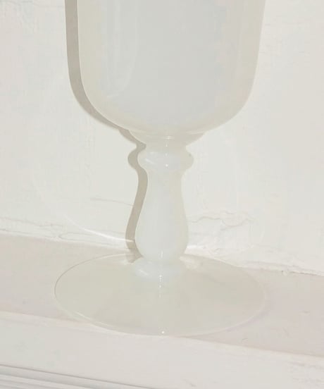 White Opaline Cup