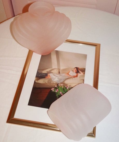 Drape Frosted Glass Vase