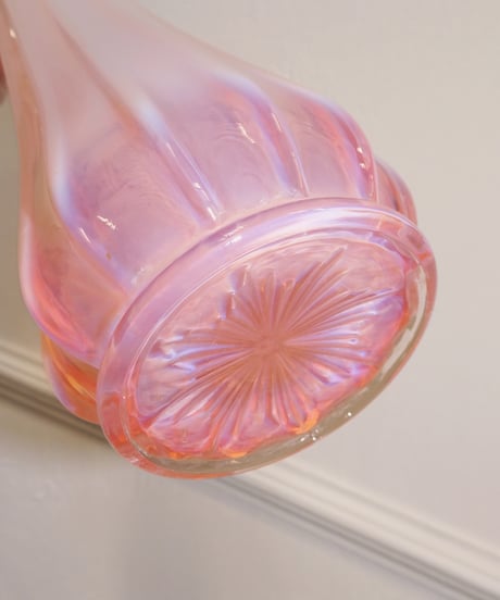 Fenton - Milky Pink Vase [ Lily-of-the-Valley ]