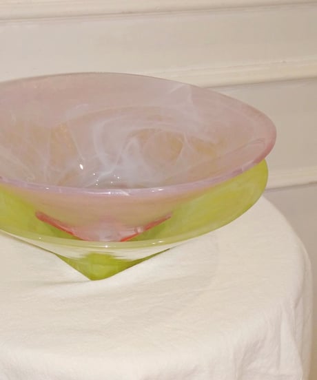 Marble Pastel Glass Platter
