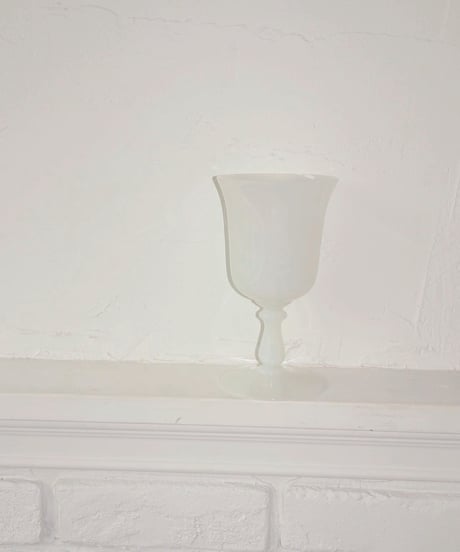 White Opaline Cup