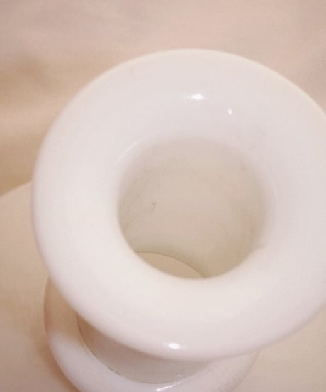 French White Opaline Bottle
