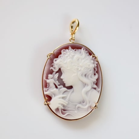 カメオ　ルース　343 女性【右下】306【真ん中】ストーンカメオ　2点セット カメオ ルース 343 女性【右下】306【真ん中】ストーンカメオ 2