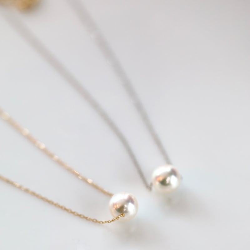 パール ネックレス 約45cm 45cm) ネックレス パール 男性 ホワイト pearl necklace 真珠