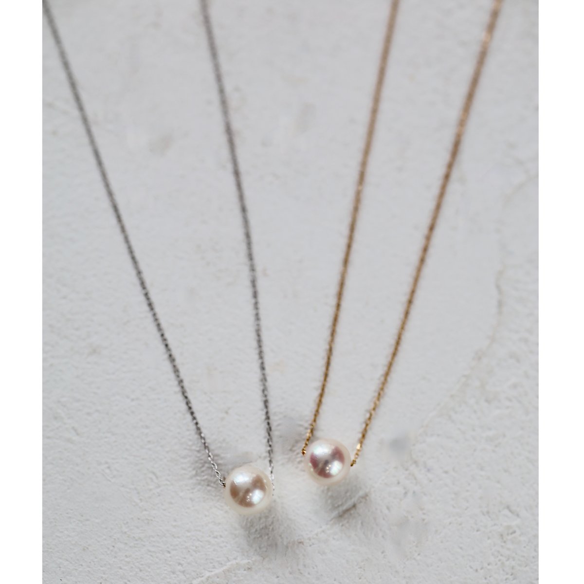 K14WG ITALYホワイトゴールドハートネックレス♡ K14WG ITALYホワイト