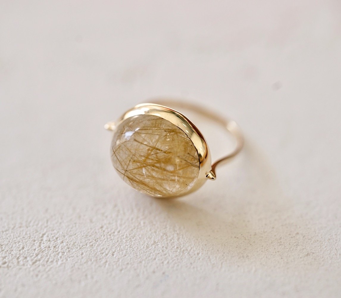 ISHI Jewelry ルチルクォーツ リング ルチルクォーツのリング | izumi ジュエリーシマノ