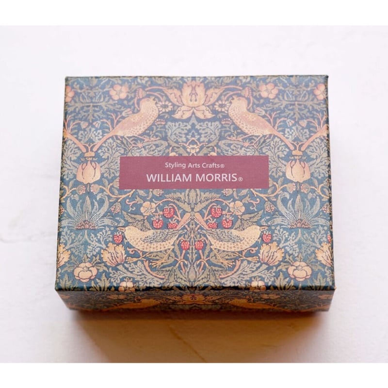 いちご泥棒のブローチ 大（兼用ペンダント）（ウィリアム・モリス