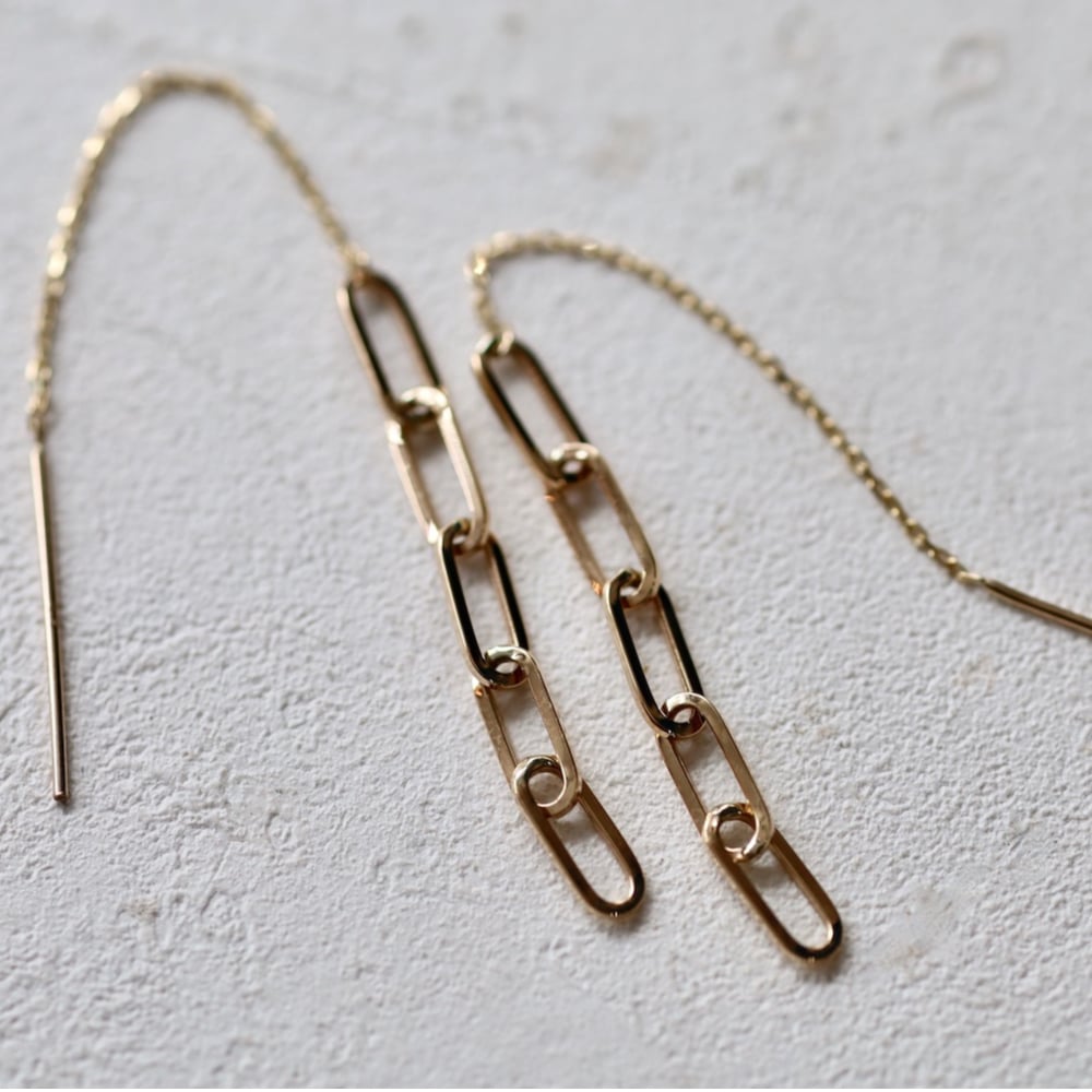 ペーパークリップチェーン アメリカンピアス izumi ジュエリーシマノ