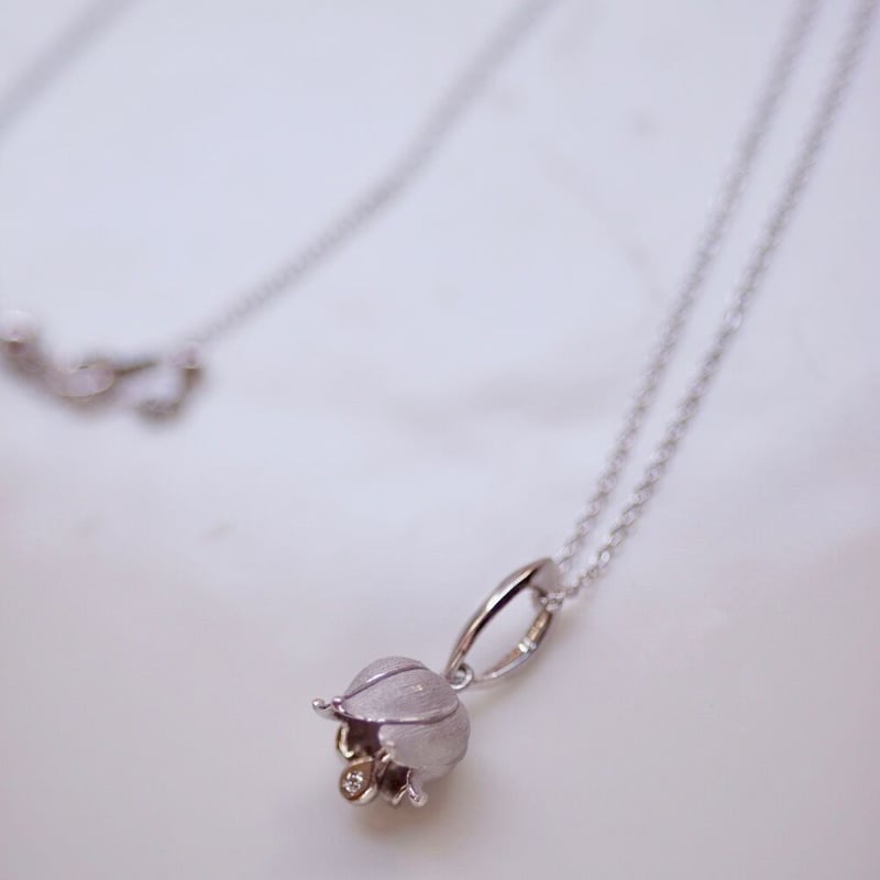 カナミビジュー♡ネックレス〜すずらんです カナミビジュー