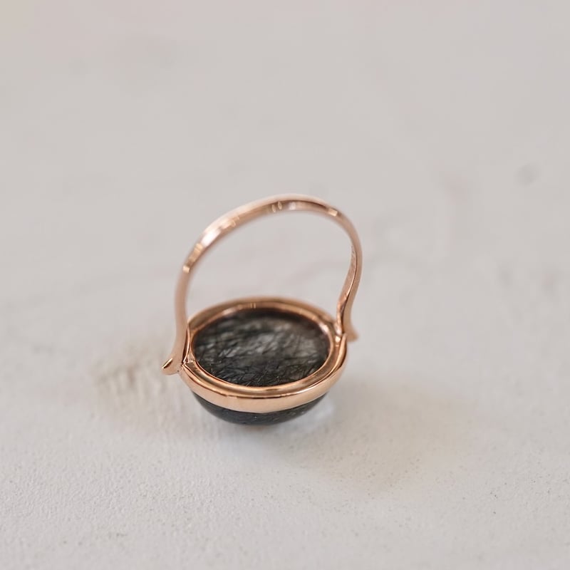 ブラックルチルクォーツ(通称名)のリング | izumi ジュエリー ブラックルチルクォーツ(通称名)のリング | izumi ジュエリー