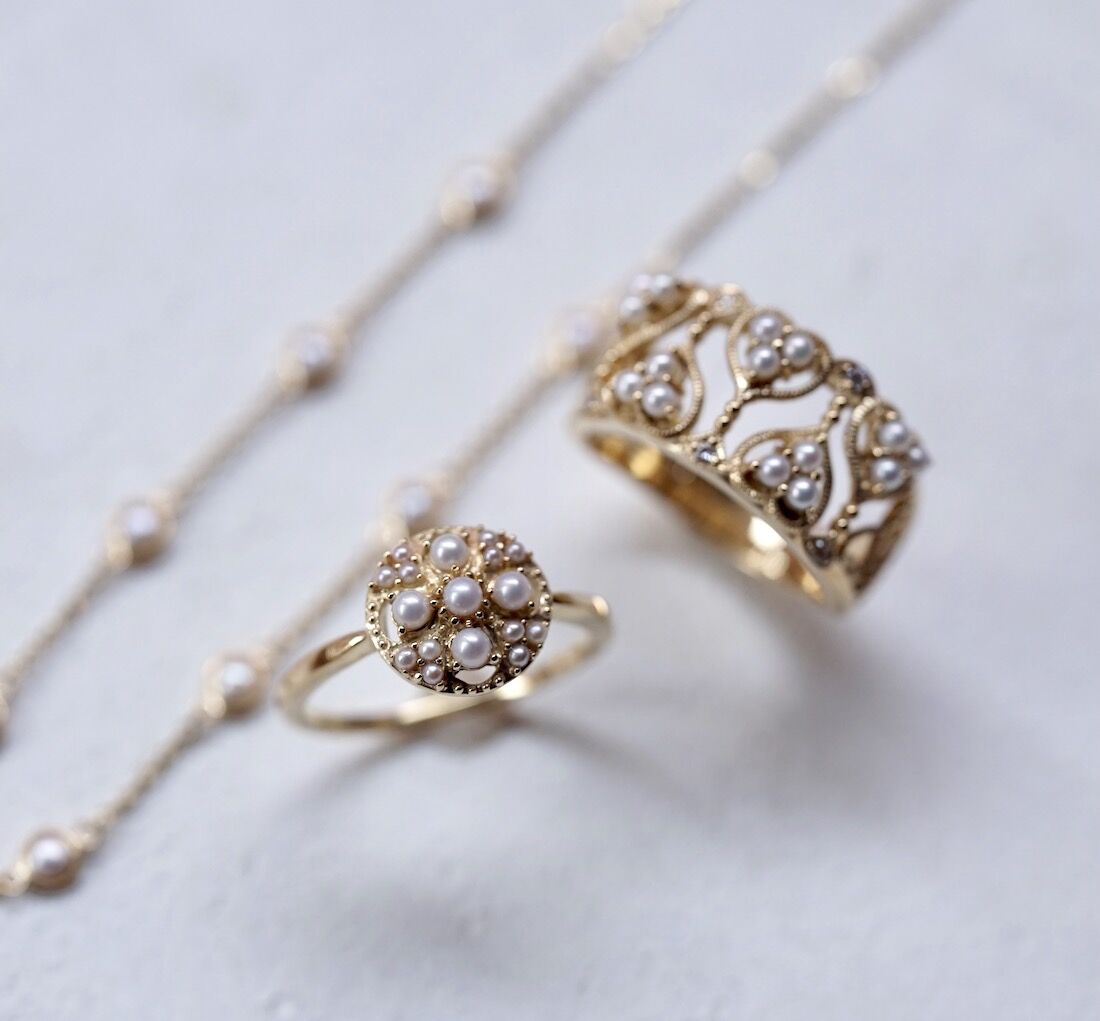 14K シードパールリング 楽天市場】【BLACK FRYDAY限定クーポン配布中】リング 指輪 シード