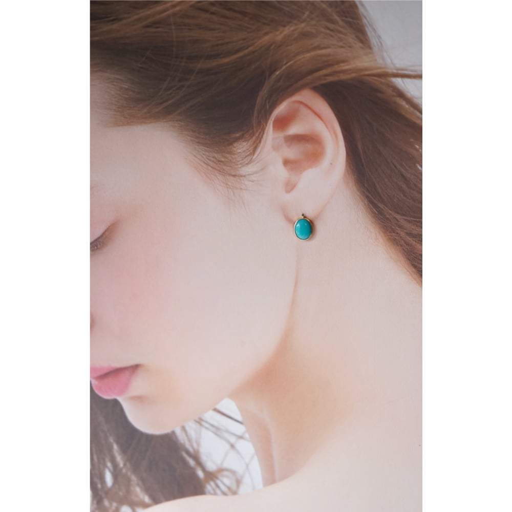 ターコイズとラピスラズリのピアス | izumi ジュエリーシマノ