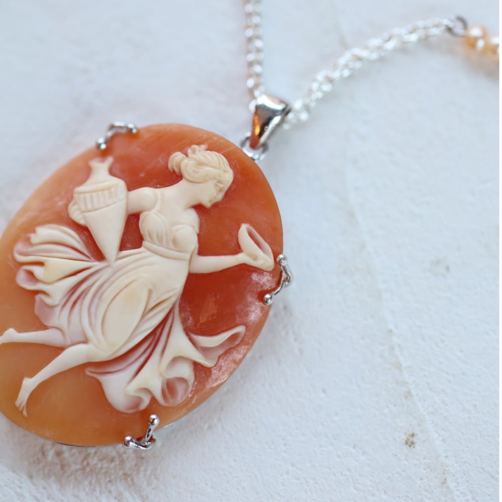 ✤シェルカメオブローチ&ペンダント✤K14✤2way✤『マダムの微笑み』✤ シェル カメオ ネックレス ブローチ 2way カメオ ネックレス ブローチ