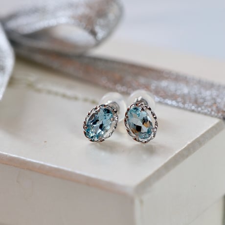 アクアマリンピアス | STORES