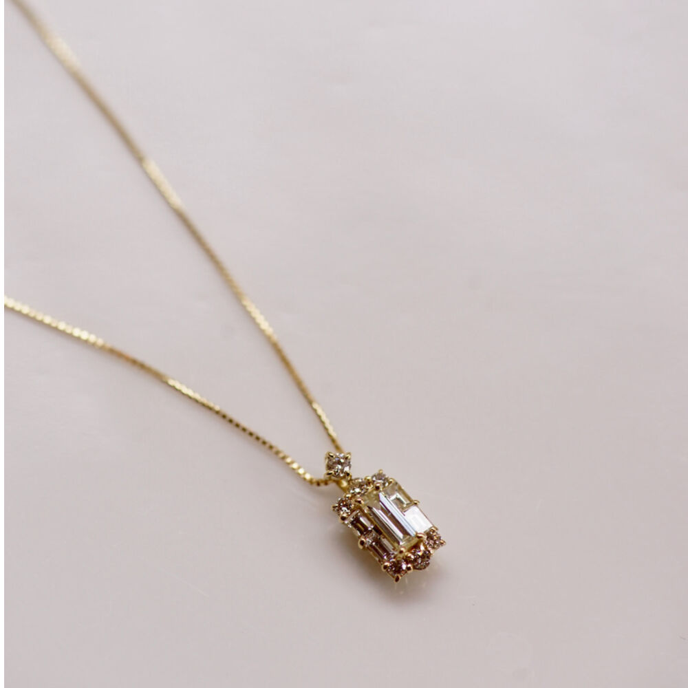 ete ゴールド ダイヤモンド ネックレス ete｜K10YG レイヤー ダイヤモンド ネックレス | Rakuten