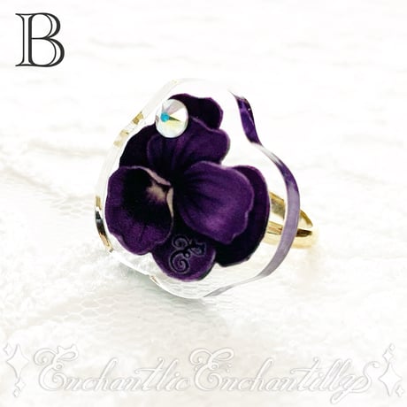 Dolled Up Ring (すみれ)クリアタイプ