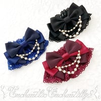 ドレスアップリスト ２サイズ展開（薔薇レースとパールリボンブローチ）