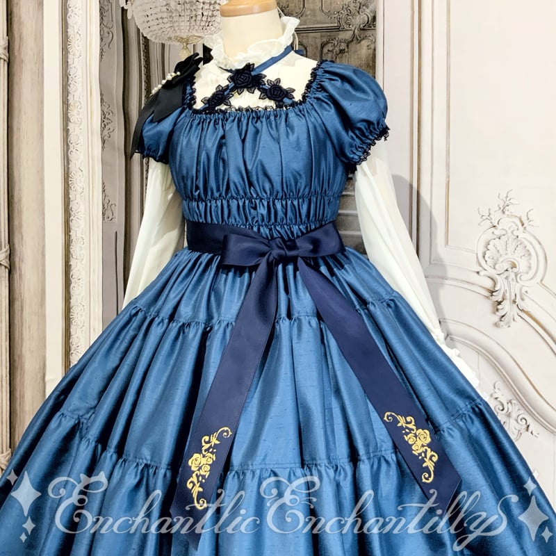 ワンダーティアードワンピース〜ヴィクトリアン ブルー〜 （2サイズ