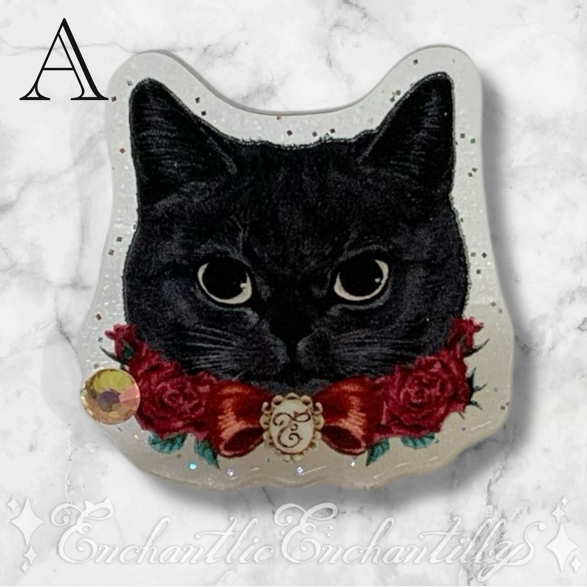 Demodée ブラックチャーム 黒猫ちゃん付き　yuri様 汎用モデル】黒猫ちゃん【VTS】 - Cedar - nizima by Live2D