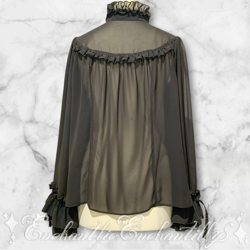 シャンテリー 長袖ブラウス シャンテリー フリル ブラウス（3色展開） | Enchantlic Enchantilly