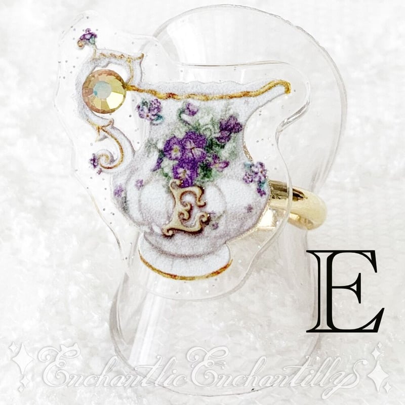 ribbondream様 リクエスト 7点 まとめ商品 Dolled Up Ring すみれの茶器 | Enchantlic Enchantilly