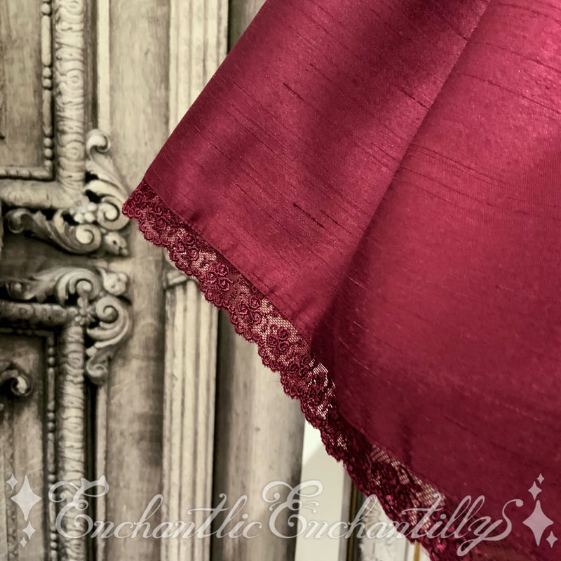 ワンダーティアードワンピース〜ヴィクトリアン ワインレッド〜（2