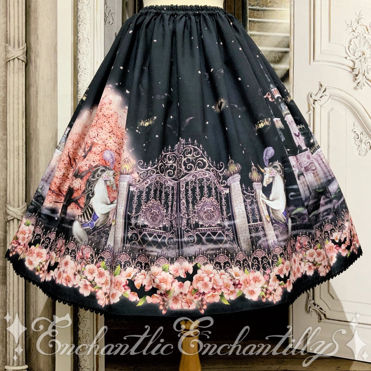 幻影桜城〜夢幻の一角獣〜 スカート（黒闇の夜） | Enchantlic