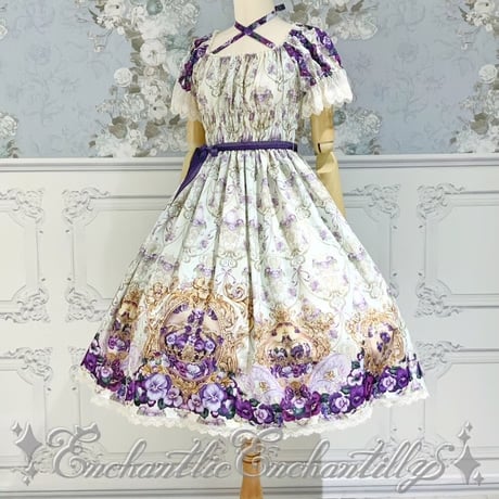 すみれ姫の王冠ワンピース（生成り）【2サイズ展開】