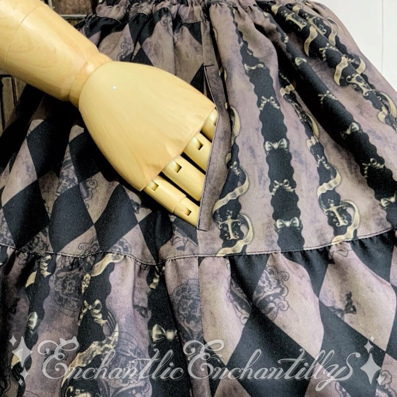 ご予約】真夜中のパルコフェリーチェ ティアードスカート《2サイズ展開