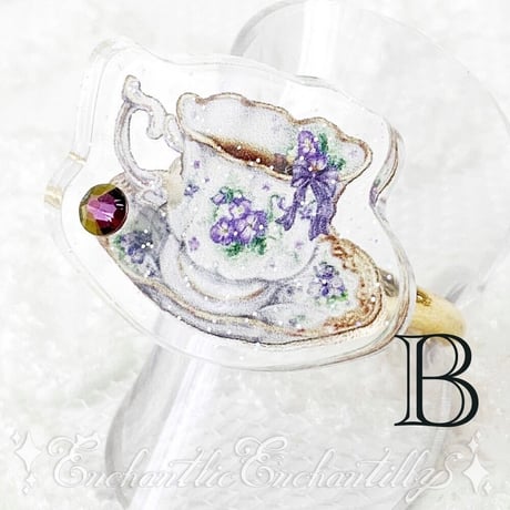 Dolled Up Ring すみれのお茶会ティーセット