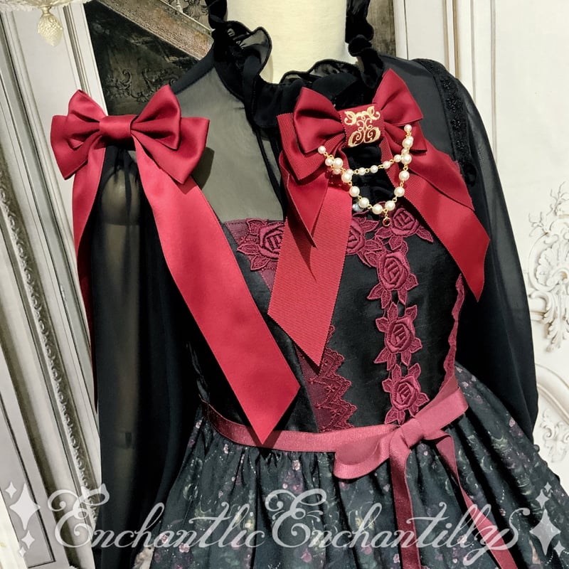 薔薇姫様 リクエスト 2点 まとめ商品 薔薇姫の王冠リボンJSK（2色展開） | Enchantlic Enchantilly on