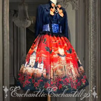 アンシャンテリックアンシャンテリー　すみれ姫の王冠スカート Enchantlic Enchantilly】すみれ姫の王冠 ティアードJSK/009-3