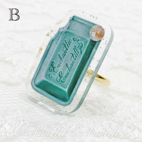 chocolate ring  Alice blue  (2柄展開）