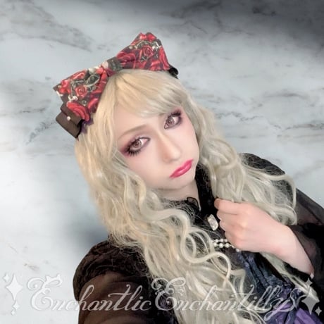 幻影薔薇城リボンヘアコーム（3色）