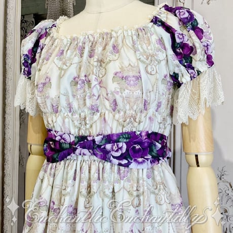 すみれ姫の王冠ワンピース（生成り）【2サイズ展開】