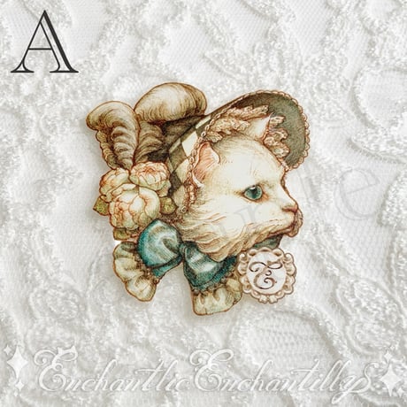 Enchantilly Cats オリジナルステッカー（ちょっと大きめサイズ）