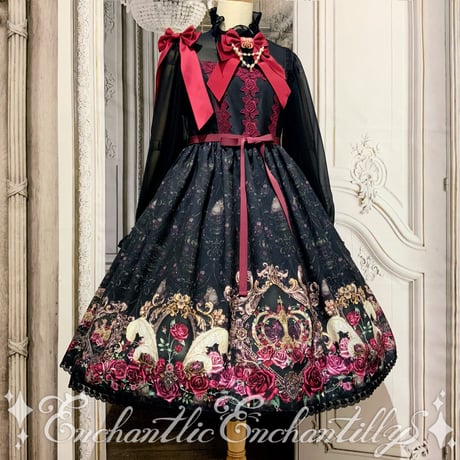 薔薇姫の王冠リボンJSK（2色展開）