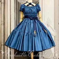 ワンダーティアードワンピース〜ヴィクトリアン ブルー〜　（2サイズ展開）