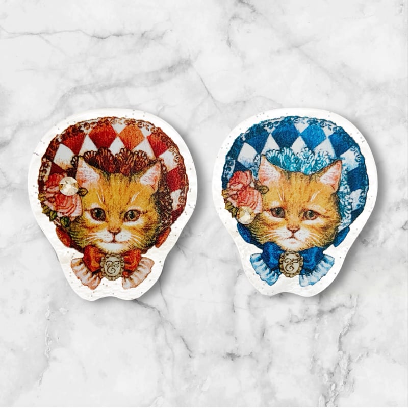 季節のおすすめ商品 Dolled Up Ring 双子のボンネット猫ちゃん（2種類 ぬいぐるみ