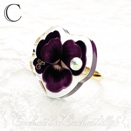 Dolled Up Ring (すみれ)クリアタイプ