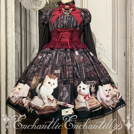 Queen Cat 〜秘密の書斎〜 ワンピース (クラシックブラック)