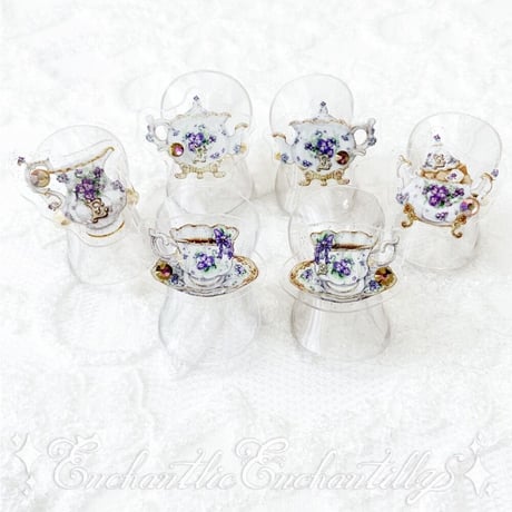 Dolled Up Ring すみれのお茶会ティーセット