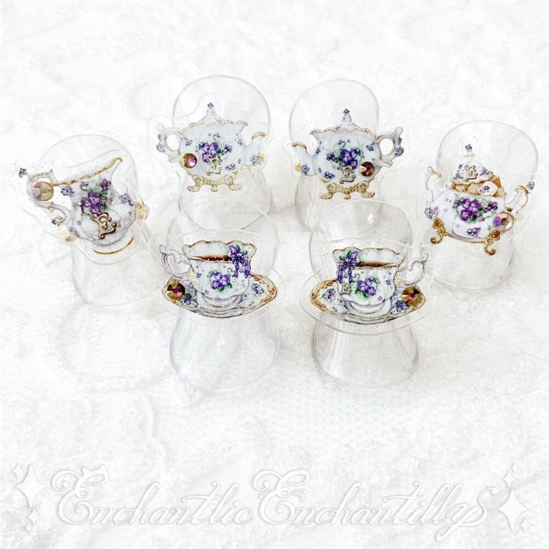 Dolled Up Ring すみれの茶器 | Enchantlic Enchantilly