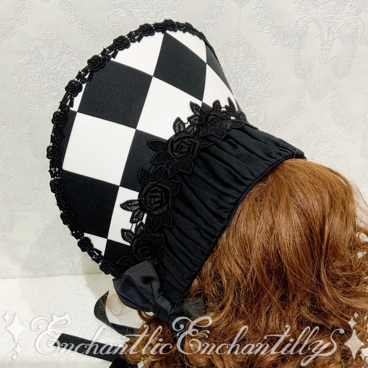 アンジェリックプリティ 黒 ボンネット Angelic Prettyボンネット黒